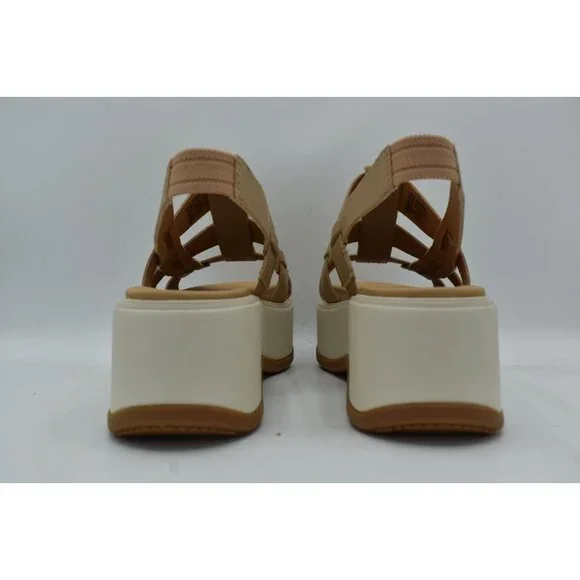 Sorel Womens Size 9 Dayspring Honest Beige Leather Slingback Sandals Shoes - Picture 5 of 14
